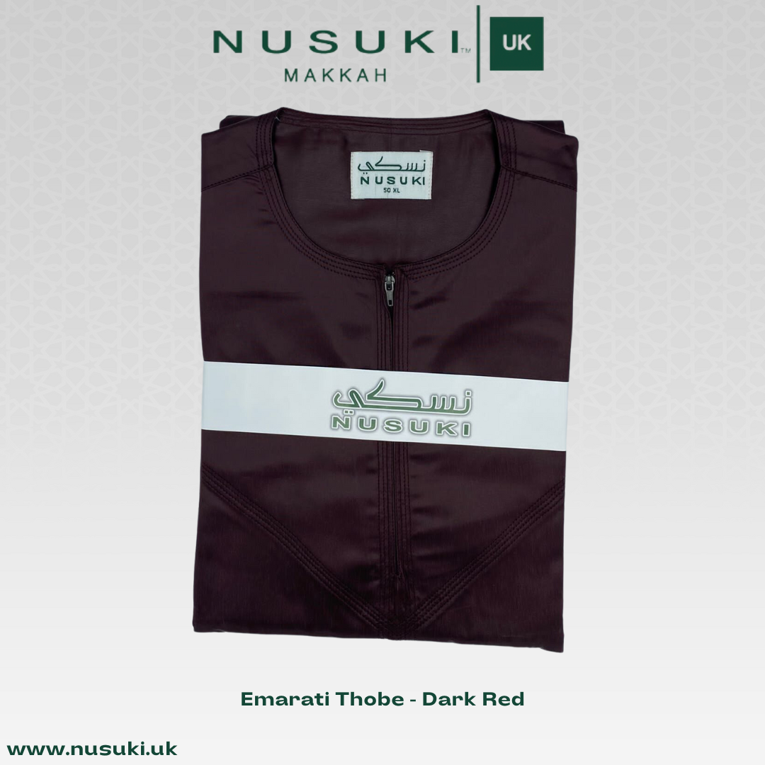 Emarati Thobe - Maroon