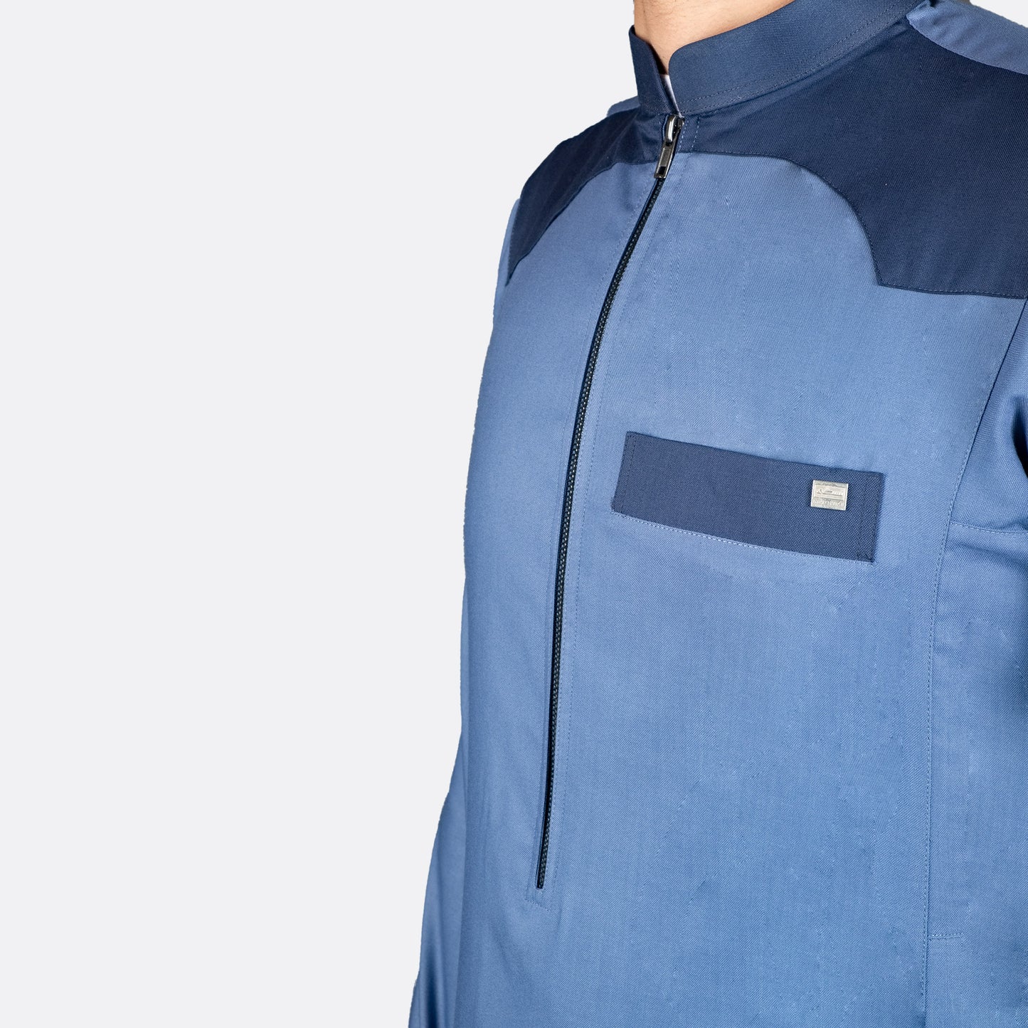 Modern Casual Thobe blue
