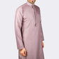 Modern Embroidery Thobe - Dark Grey