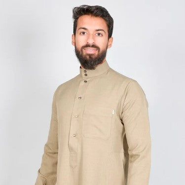 Nusuki Winter Thobe - Gold